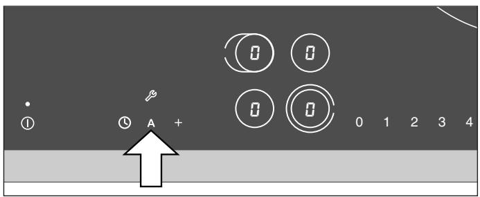 GAGGENAU CE 261-112 - Sélection du menu d'options - 1