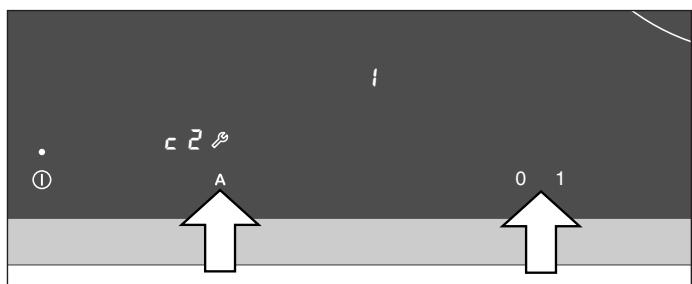 GAGGENAU CE 261-112 - Sélection du menu d'options - 3