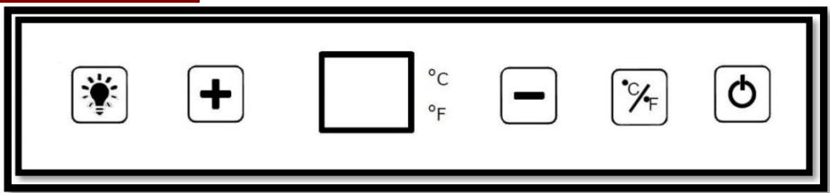 DARTY CAVE_A_VIN_INTEGRABLE_CBU40D1B - Control panel for each zone - 1