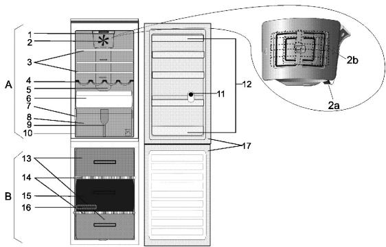 WHIRLPOOL WBV36992NFCIX - FICHES PRODUITS RÉFRIGÈRATEURS ET CONGÉLATEURS - 1