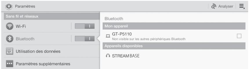 CABASSE STREAM BASE - Connexion bluetooth - 1