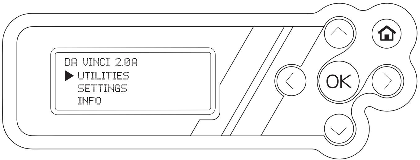 XYZ PRINTING da Vinci 2.0 - Chapitre 5 fonctions de l'imprimante - 1
