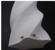 XYZ PRINTING da Vinci 2.0 - Échec de l'étanchéité ou objet imprimé pollué par des filaments de couleurs différentes - 1