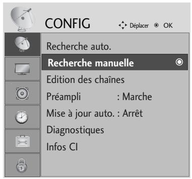 LG-GOLDSTAR 32L62000 - Recherche manuelle (en mode analogique) - 1
