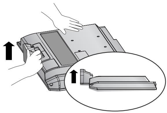 LG-GOLDSTAR 32L62000 - Démontage du SOCLE (seulement 19/22LS4D*) - 4