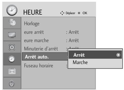 LG-GOLDSTAR 32L62000 - Réglage de la mise en VEILLE automatique - 3