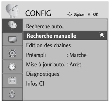 LG-GOLDSTAR 32L62000 - Recherche manuelle (en mode numérique) - 1