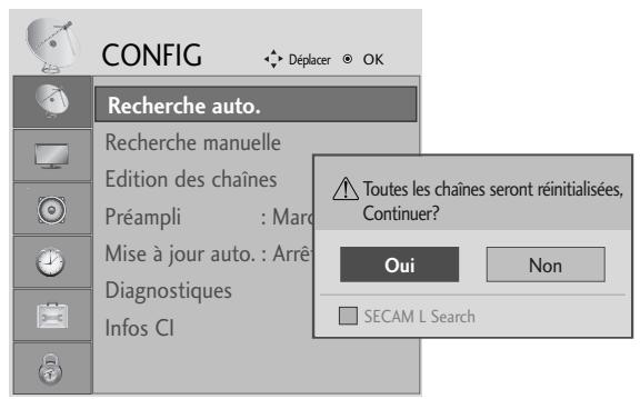 LG-GOLDSTAR 32L62000 - Recherche automatique des châines - 3