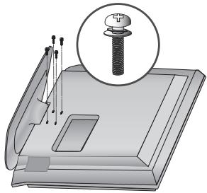 LG-GOLDSTAR 32L62000 - Installation du SOCLE - 4