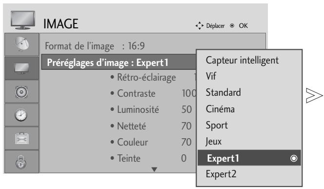 LG-GOLDSTAR 32L62000 - Mode image - contrôle expert - 1