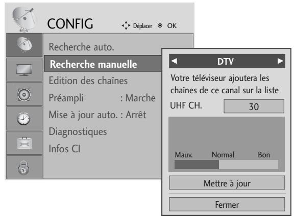 LG-GOLDSTAR 32L62000 - Recherche manuelle (en mode numérique) - 3