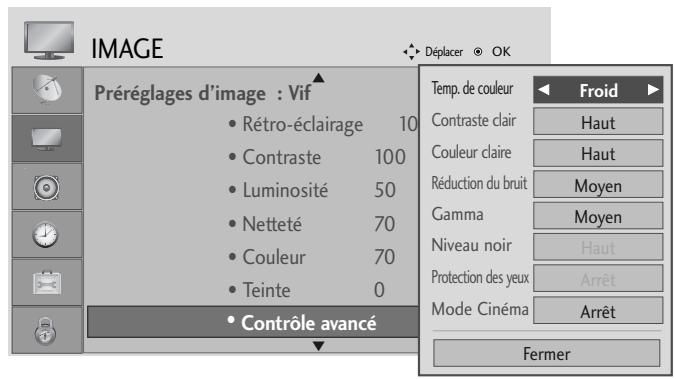 LG-GOLDSTAR 32L62000 - Réglages automatiques de la tonalité de couleur (chaud/moyen/froid) - 3