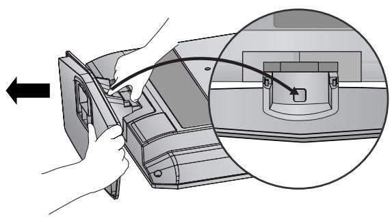 LG-GOLDSTAR 32L62000 - Démontage du SOCLE (seulement 19/22LS4D*) - 2