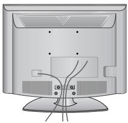 LG-GOLDSTAR 32L62000 - Raccordez les câbles. - 1