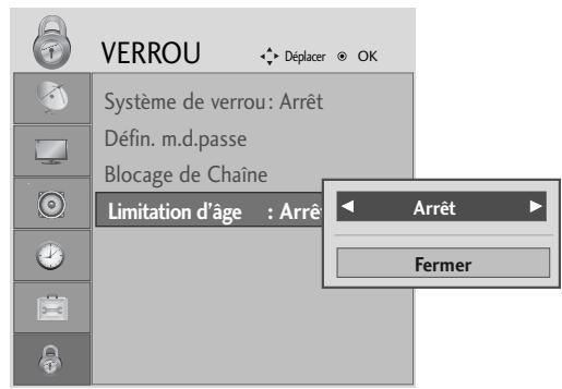 LG-GOLDSTAR 32L62000 - Contrôle parental (en mode numérique uniquement) - 3