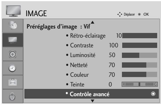 LG-GOLDSTAR 32L62000 - Contrôle AVANCE : niveau de NOIR - 1