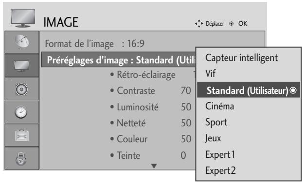LG-GOLDSTAR 32L62000 - Mode image - option utilisateur - 3