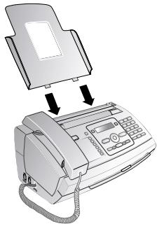 PHILIPS MAGIC 5 VOICE (PPF675E/FRB) - Mettre en place le plateau à papier - 1