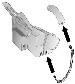 PHILIPS MAGIC 5 VOICE (PPF675E/FRB) - Raccorder le combiné - 1