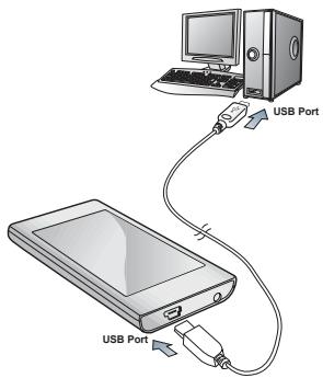 MPMAN TS300/8G - Connexion à un ordinateur - 1