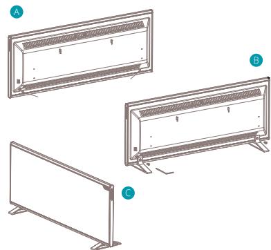 DUUX DXCHO5 - Installation du pied en aluminium - 1