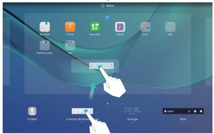 HUAWEI M5 10 32GB 4G GREY - Gérer les widgets de votre écran d'accueil - 2