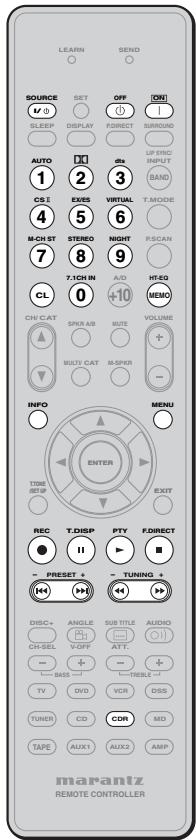 MARANTZ SR-5002 - Commandenregistreurcdmarantz(modecdr) - 1