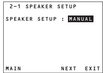 MARANTZ SR-5002 - Speaker SETUP (configuration des enceintes) - 1