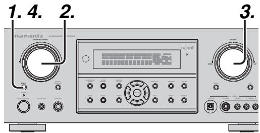MARANTZ SR-5002 - Lecture multi-pieces à l'aide des BORNES MULTI ROOM OUT - 1