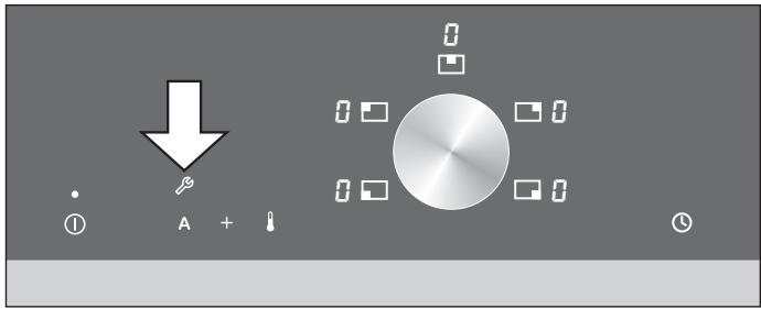 GAGGENAU CE 491-102 - Sélection du menu d'options - 1