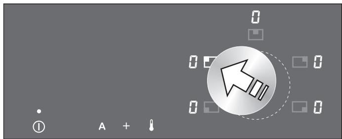 GAGGENAU CE 491-102 - Réglez le niveau de cuisson - 1