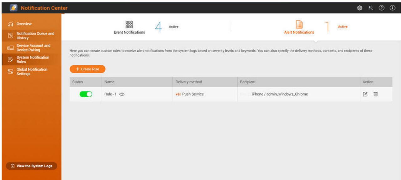 DARTY QNAPDD_RESEAU_ET_NASTS-230 - Notifications d'alertes - 1