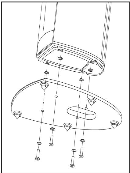 DEFINITIVE TECHNOLOGY MYTHOS STS BLACK - Base Installation Instructions - 1
