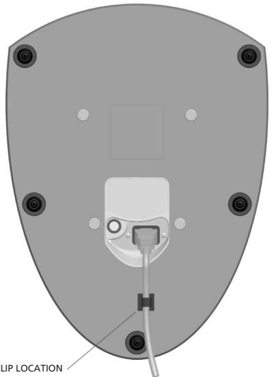 DEFINITIVE TECHNOLOGY MYTHOS STS BLACK - Installing Cable Clip for AC Cord - 2