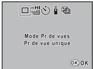 PENTAX K200D+KC+OBJ+DBG3+FT - Appuyez sur le bouton de navigation (▲). - 1
