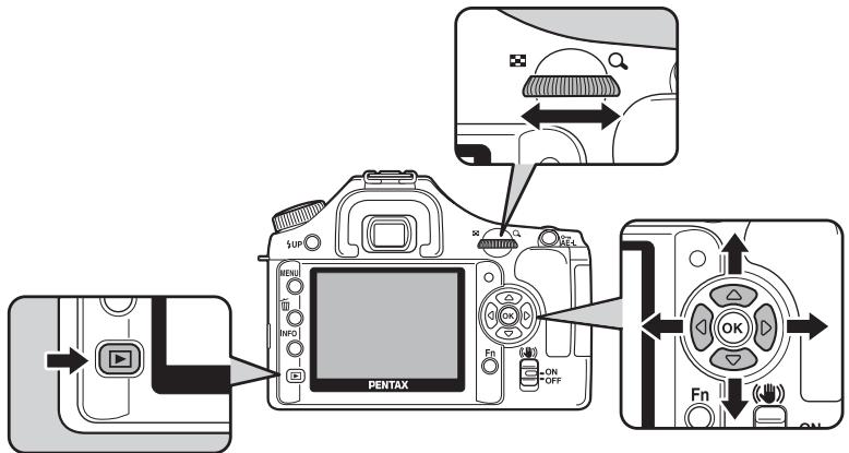 PENTAX K200D+KC+OBJ+DBG3+FT - Opérations disponibles en zoom avant - 2