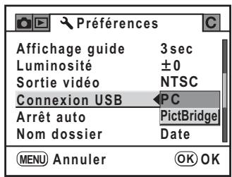 PENTAX K200D+KC+OBJ+DBG3+FT - Appuyez sur le bouton de navigation () - 1