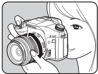 PENTAX K200D+KC+OBJ+DBG3+FT - Utilisation du cadre de visée - 2