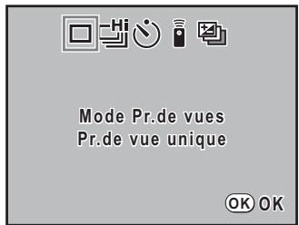PENTAX K200D+KC+OBJ+DBG3+FT - Appuyez sur le bouton de navigation (▲). - 1