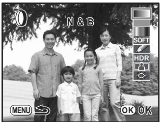 PENTAX K200D+KC+OBJ+DBG3+FT - Pressez le bouton de navigation ( ) - 1
