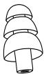 SHURE CASWM SE210 WHITE - Manchons en mousse mous - 1