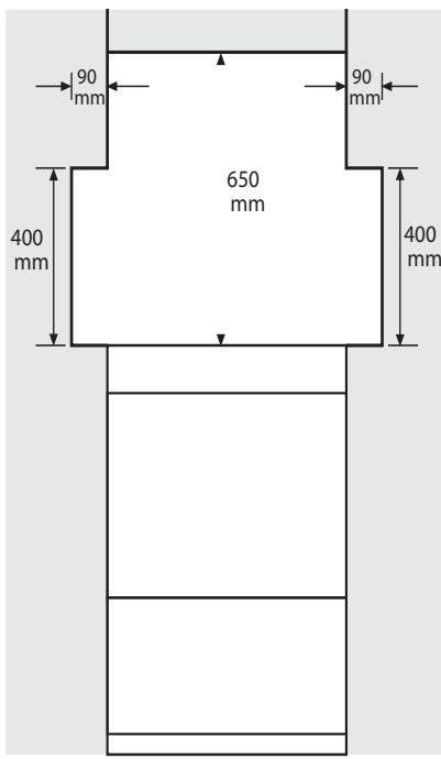 STOVES PRICHMRS5DFTJAL - Espacements - 1