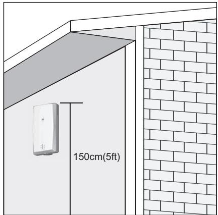 OREGON SCIENTIFIC BAR808HG - Pour installer le capteur : - 1