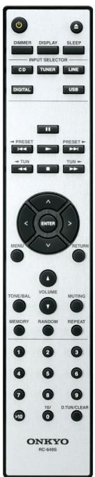 ONKYO CS-555 SW - CR-555 ampli-tuner/lecteur de CD - 1