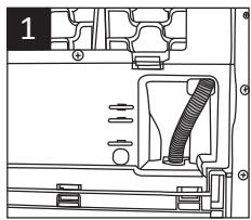 SMEG DHTS82EiN - Raccord du tuyau de vidange de l'eau - 1