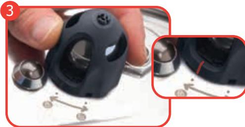 MOULINEX CE854B - Démontage du cache VALVE : - 1