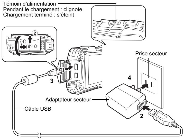RICOH WG-6 - Batterie, charge - 1