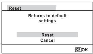 RICOH WG-6 - Réinitialisation des valeurs par défaut (réinitialisation) - 1