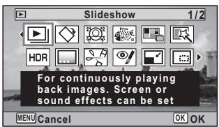 RICOH WG-6 - Utilisez le bouton de navigation (▲▼▲▶) pour désirer une icône. - 1
