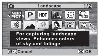 RICOH WG-6 - Réglage du mode de prise de vue - 1